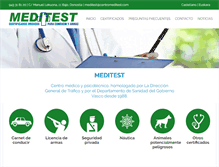 Tablet Screenshot of centromeditest.com